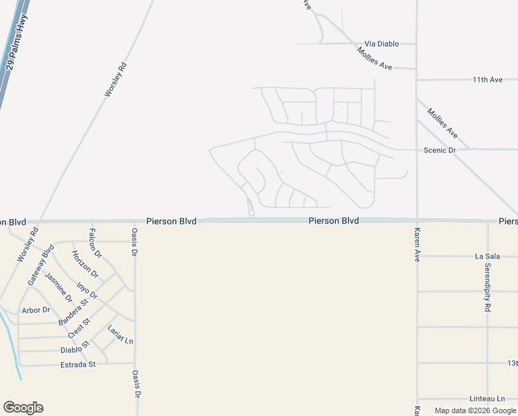 map of restaurants, bars, coffee shops, grocery stores, and more near 62463 South Starcross Drive in Desert Hot Springs