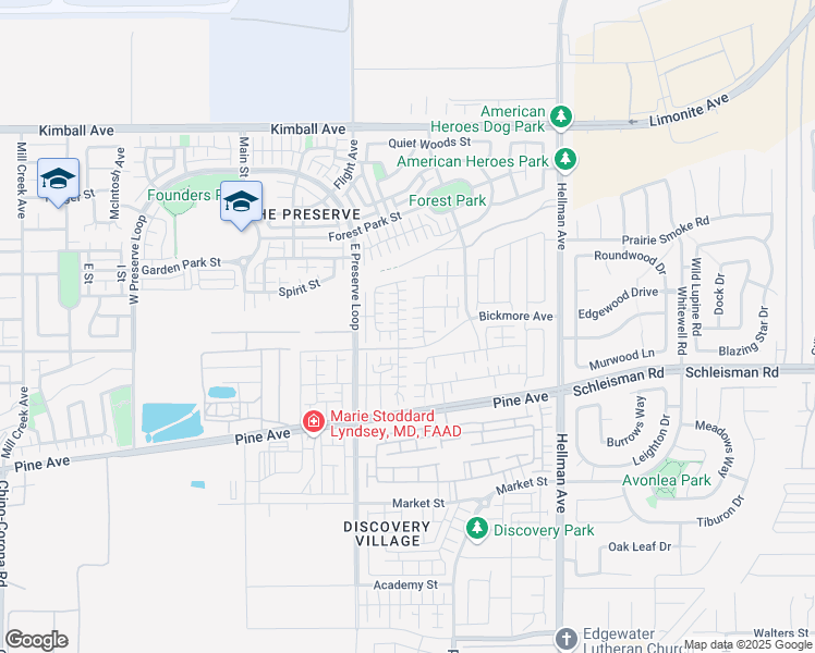 map of restaurants, bars, coffee shops, grocery stores, and more near 16015 Cochise Court in Chino