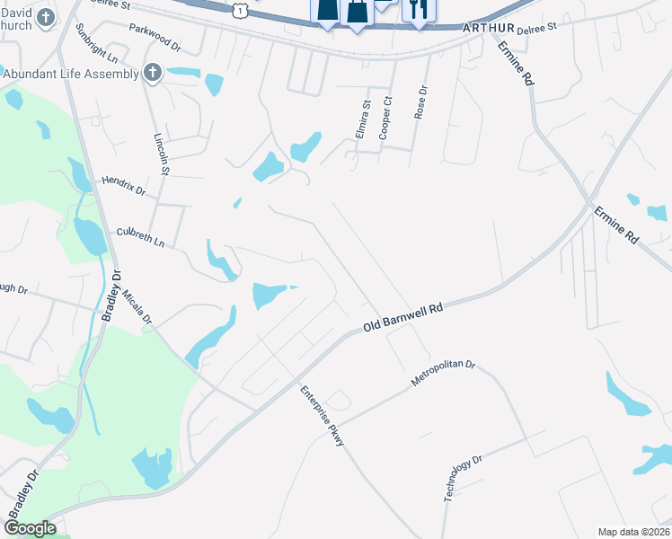 map of restaurants, bars, coffee shops, grocery stores, and more near 735 Cheehaw Avenue in West Columbia