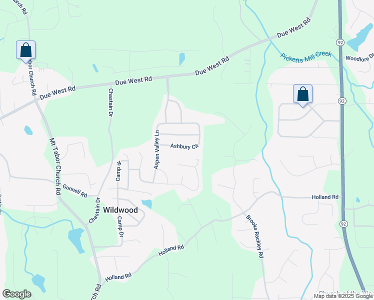 map of restaurants, bars, coffee shops, grocery stores, and more near 317 Ashbury Circle in Dallas