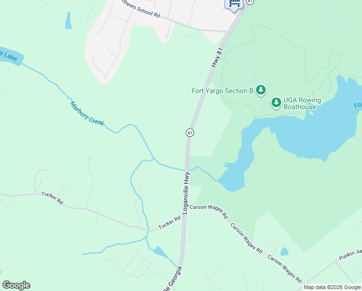 map of restaurants, bars, coffee shops, grocery stores, and more near 621 Loganville Highway in Winder