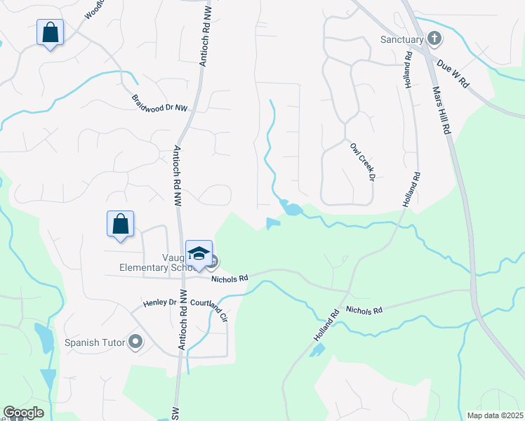 map of restaurants, bars, coffee shops, grocery stores, and more near 324 Teague Drive in Kennesaw