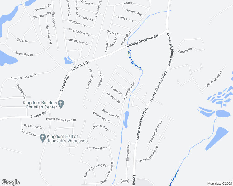 map of restaurants, bars, coffee shops, grocery stores, and more near 121 Roost Road in Hopkins