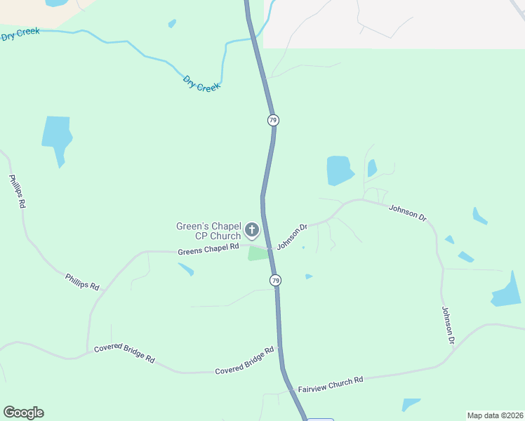 map of restaurants, bars, coffee shops, grocery stores, and more near 35393 Alabama 79 in Cleveland