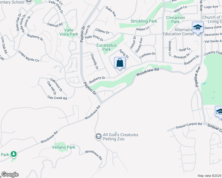 map of restaurants, bars, coffee shops, grocery stores, and more near 3494 Autumn Avenue in Chino Hills