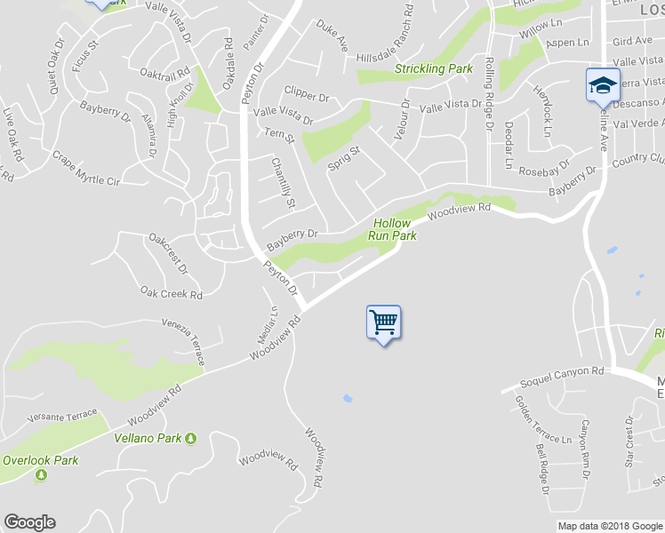 map of restaurants, bars, coffee shops, grocery stores, and more near 3494 Autumn Avenue in Chino Hills