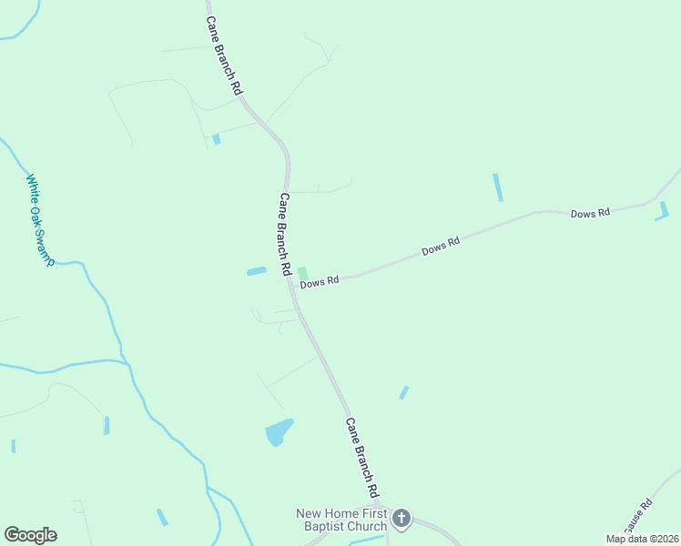 map of restaurants, bars, coffee shops, grocery stores, and more near 3230 Dows Road in Loris