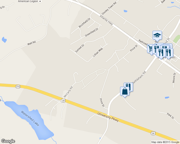 map of restaurants, bars, coffee shops, grocery stores, and more near 467 McCarty Rd in Statham