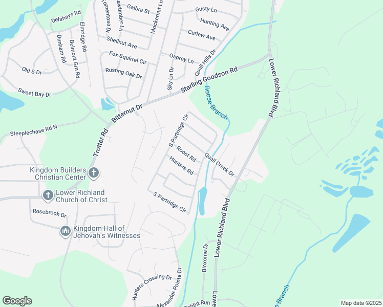 map of restaurants, bars, coffee shops, grocery stores, and more near 124 Roost Road in Hopkins