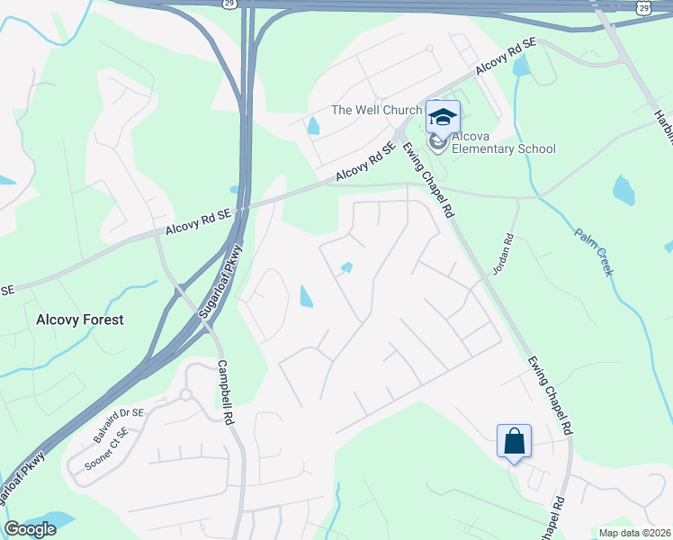 map of restaurants, bars, coffee shops, grocery stores, and more near 926 Red Wolf Court in Dacula
