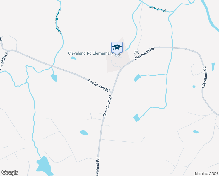 map of restaurants, bars, coffee shops, grocery stores, and more near 1890 Cleveland Road in Bogart