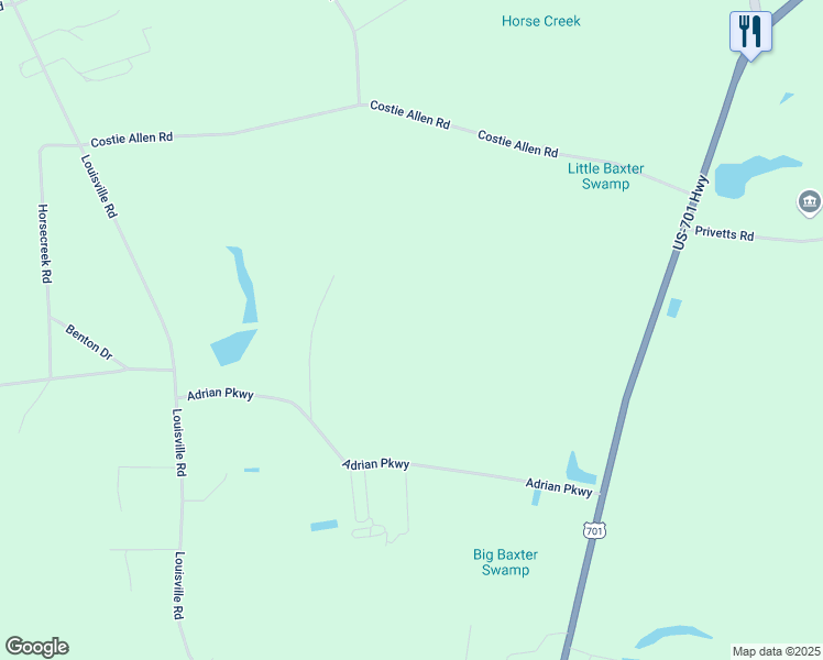 map of restaurants, bars, coffee shops, grocery stores, and more near 6280 Todd Ludlam Lane in Conway