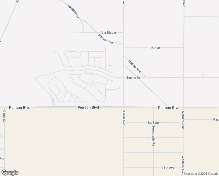 map of restaurants, bars, coffee shops, grocery stores, and more near 62880 Loftwood Street in Desert Hot Springs