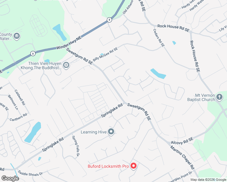 map of restaurants, bars, coffee shops, grocery stores, and more near 225 Farm Manor Court in Lawrenceville