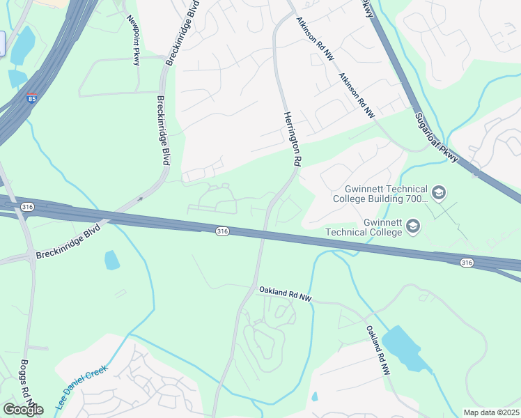 map of restaurants, bars, coffee shops, grocery stores, and more near in Lawrenceville