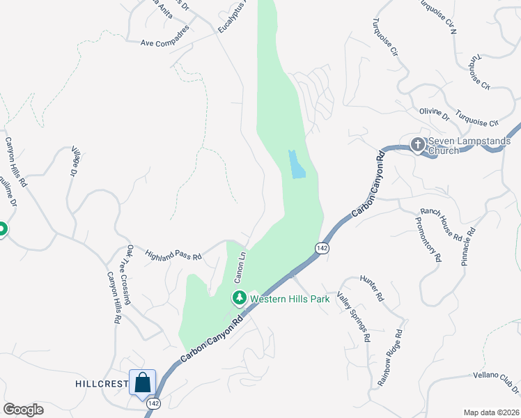map of restaurants, bars, coffee shops, grocery stores, and more near 15700 Canon Lane in Chino Hills