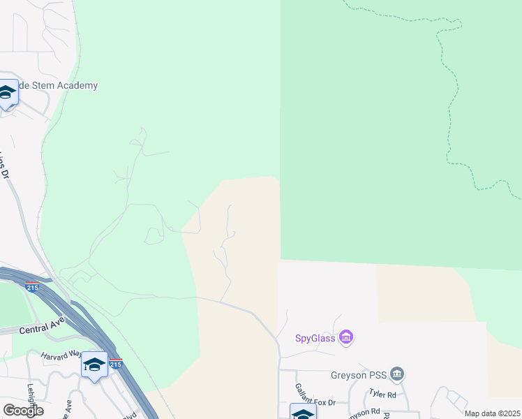 map of restaurants, bars, coffee shops, grocery stores, and more near Pettegrew Road in Riverside