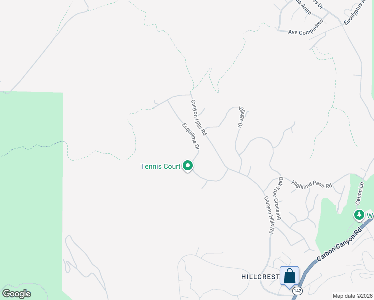map of restaurants, bars, coffee shops, grocery stores, and more near 15930 Esquilime Drive in Chino Hills