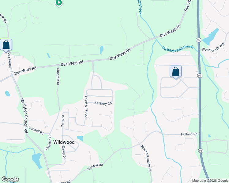 map of restaurants, bars, coffee shops, grocery stores, and more near 163 Ashbury Circle in Dallas