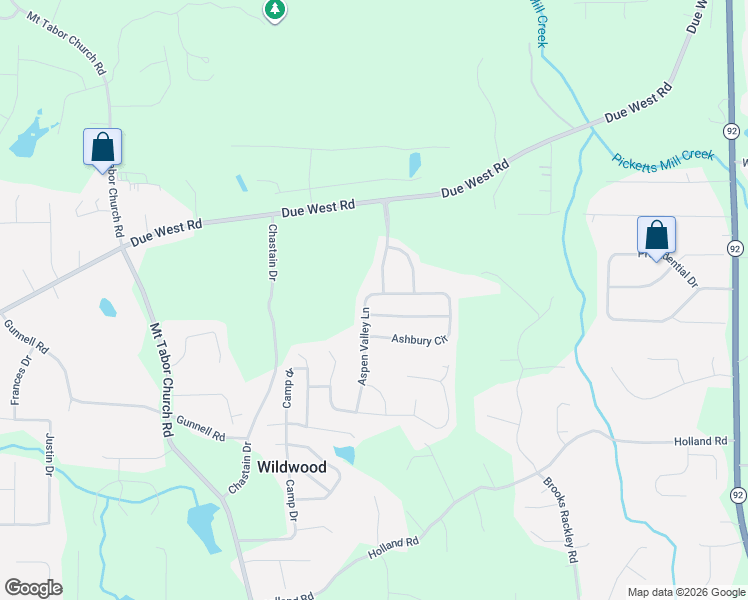 map of restaurants, bars, coffee shops, grocery stores, and more near 227 Oakleigh Pointe Drive in Dallas