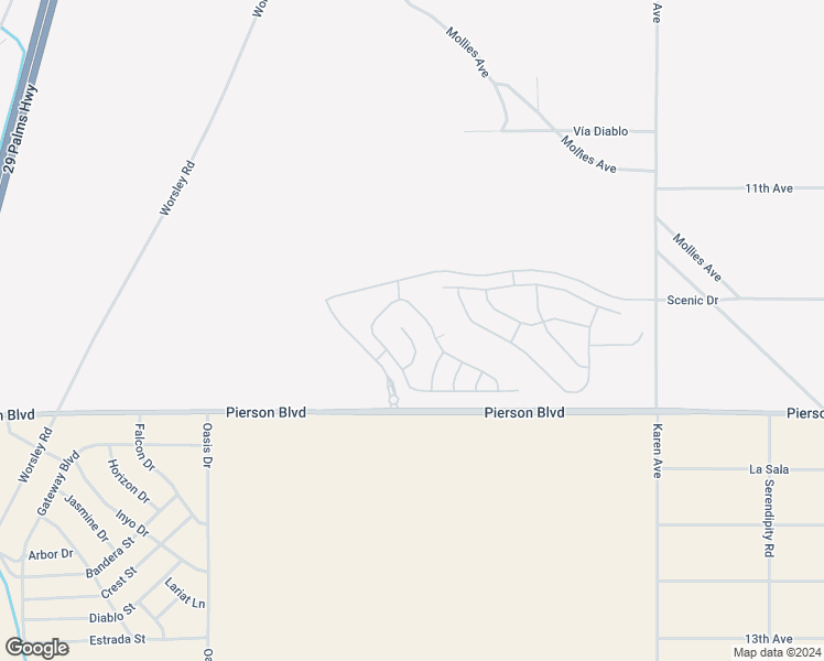 map of restaurants, bars, coffee shops, grocery stores, and more near 11648 Evening Sky Drive in Desert Hot Springs