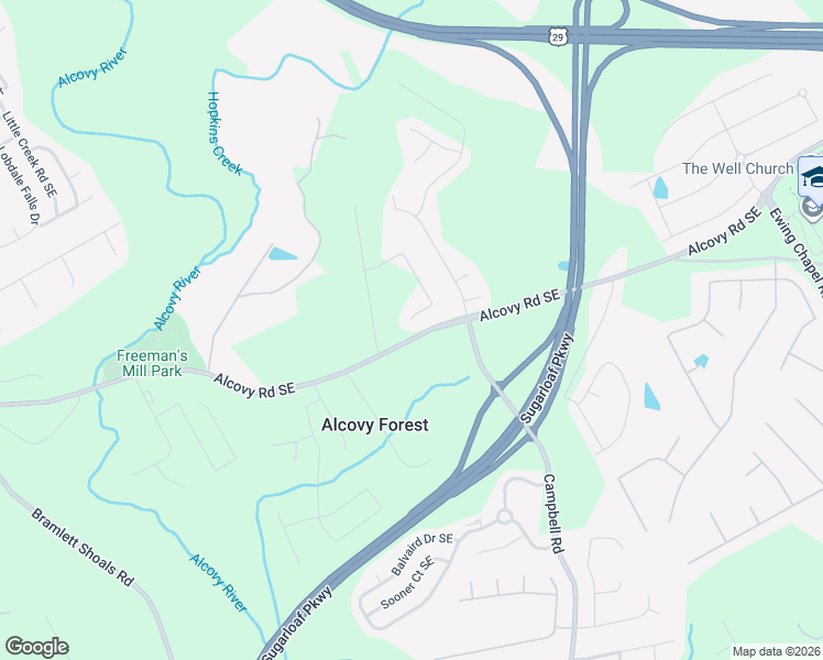 map of restaurants, bars, coffee shops, grocery stores, and more near 1880 Alcovy Woods Lane in Lawrenceville