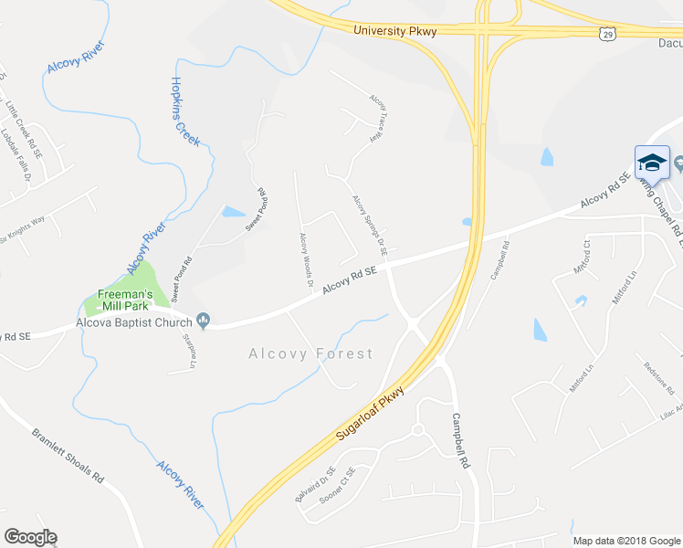 map of restaurants, bars, coffee shops, grocery stores, and more near 1880 Alcovy Woods Lane in Lawrenceville
