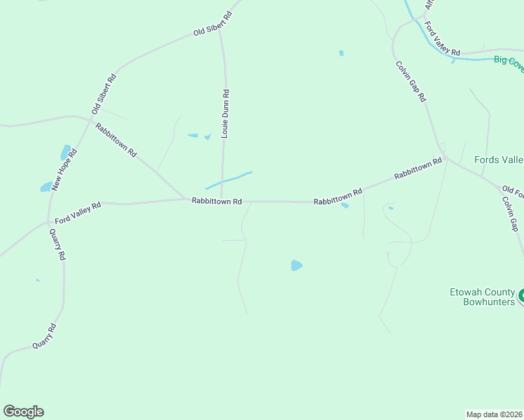 map of restaurants, bars, coffee shops, grocery stores, and more near 1816 Rabbittown Road in Gadsden