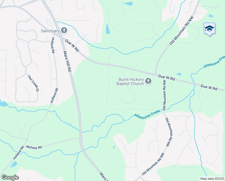 map of restaurants, bars, coffee shops, grocery stores, and more near 390 Scott Farm Drive in Powder Springs