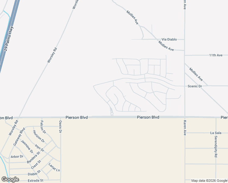 map of restaurants, bars, coffee shops, grocery stores, and more near 11608 Evening Sky Drive in Desert Hot Springs