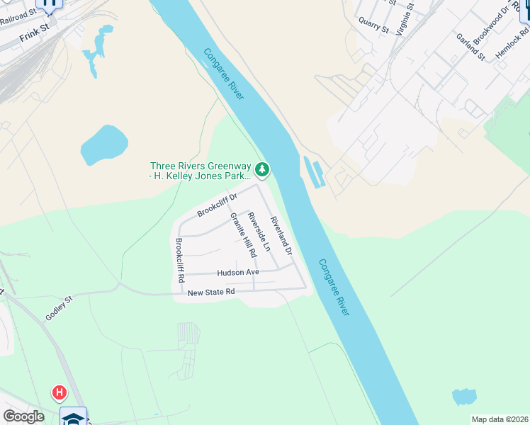 map of restaurants, bars, coffee shops, grocery stores, and more near 2622 Riverland Drive in Cayce