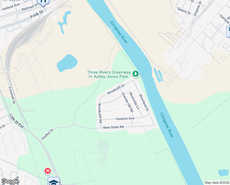 map of restaurants, bars, coffee shops, grocery stores, and more near 519 Brookcliff Road in Cayce