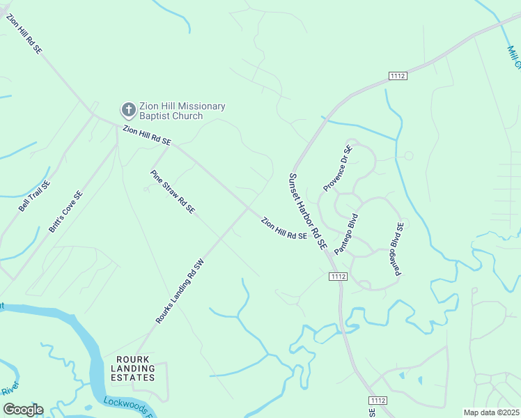 map of restaurants, bars, coffee shops, grocery stores, and more near 2362 Zion Hill Road Southeast in Bolivia