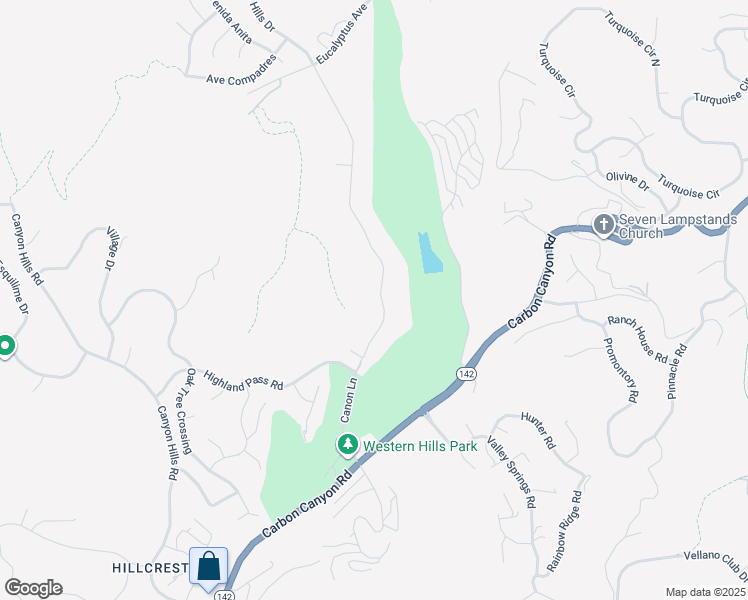 map of restaurants, bars, coffee shops, grocery stores, and more near 15701 Canon Lane in Chino Hills