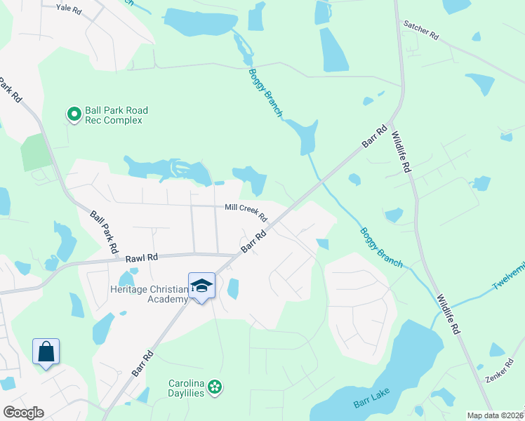 map of restaurants, bars, coffee shops, grocery stores, and more near 531 Mill Creek Road in Lexington