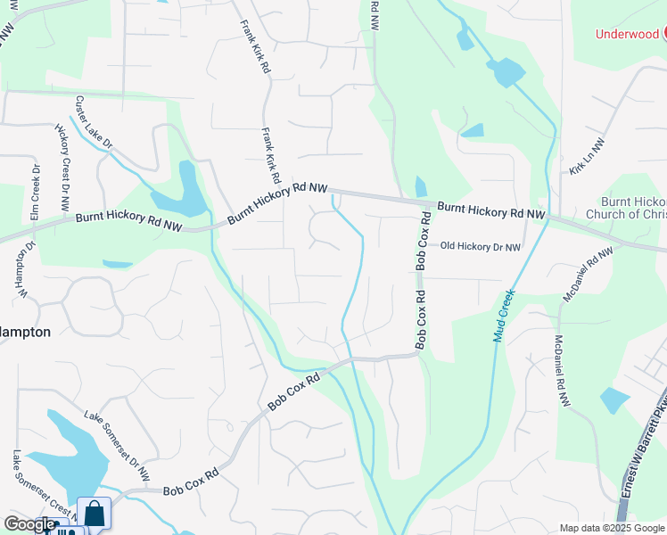map of restaurants, bars, coffee shops, grocery stores, and more near 3031 Stoneridge Court in Marietta