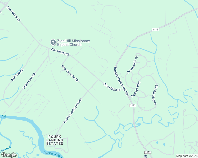 map of restaurants, bars, coffee shops, grocery stores, and more near 2362 Zion Hill Road Southeast in Bolivia