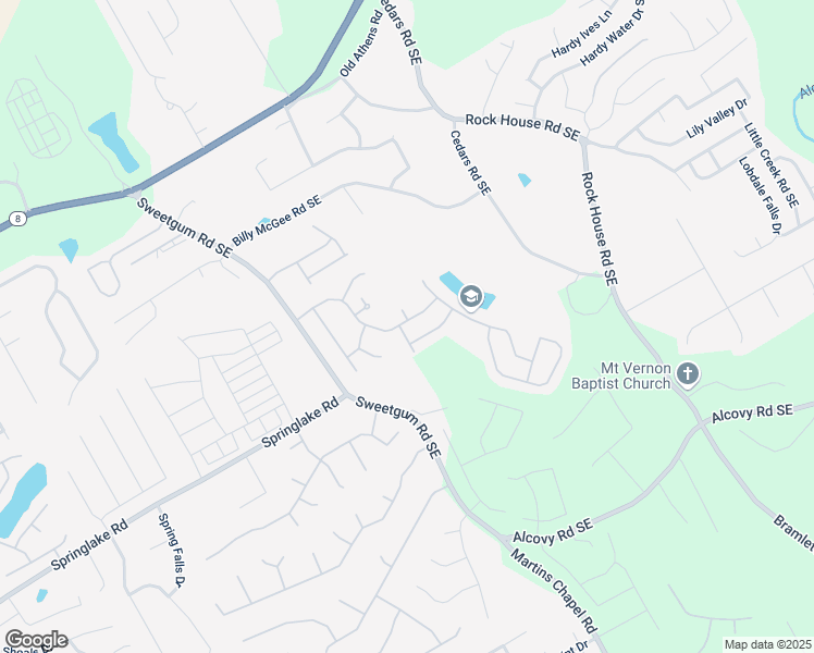 map of restaurants, bars, coffee shops, grocery stores, and more near 259 Farm Gate Way in Lawrenceville