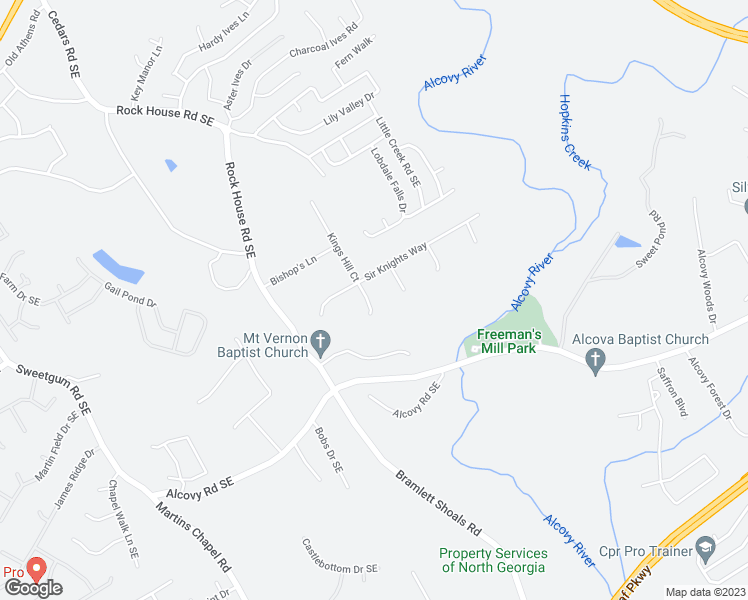 map of restaurants, bars, coffee shops, grocery stores, and more near 442 Kings Hill Court in Lawrenceville