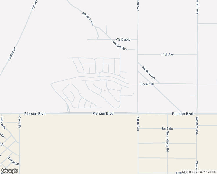 map of restaurants, bars, coffee shops, grocery stores, and more near 11588 Sky Pointe Drive in Desert Hot Springs