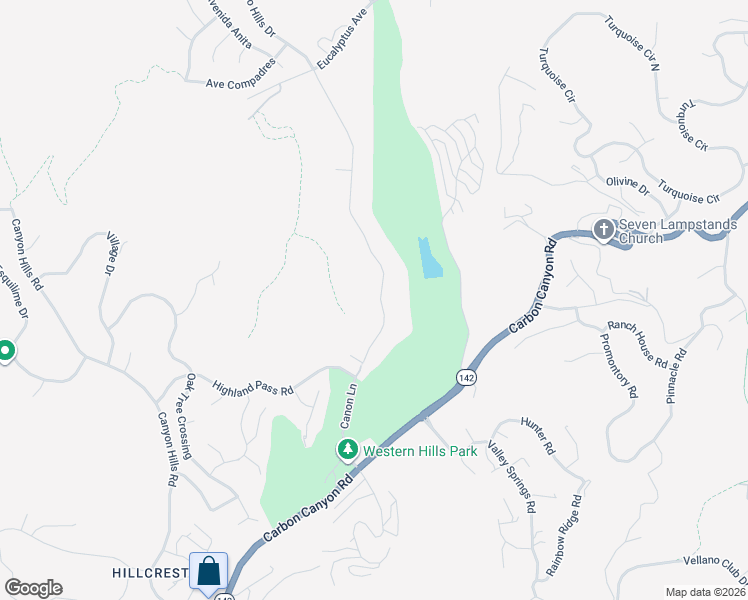 map of restaurants, bars, coffee shops, grocery stores, and more near 15681 Canon Lane in Chino Hills