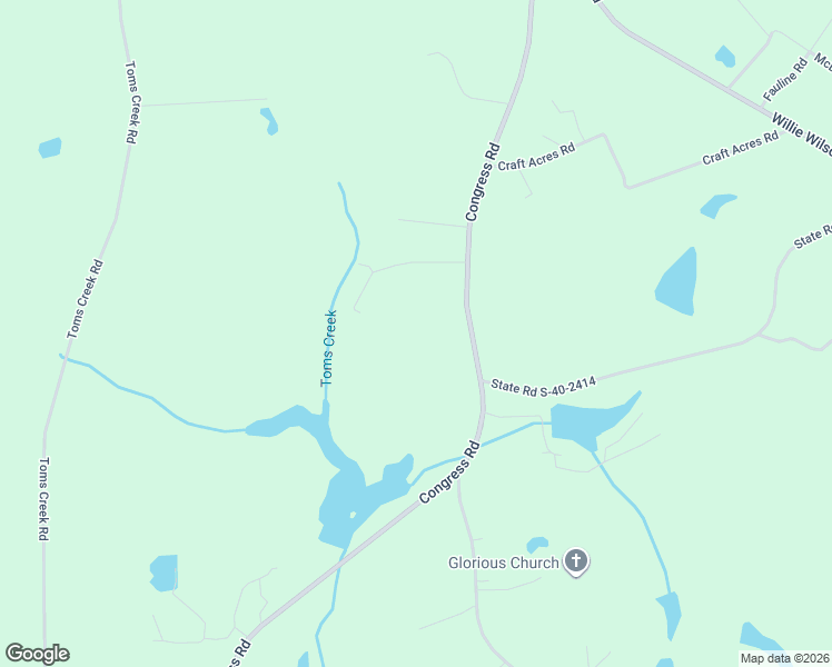 map of restaurants, bars, coffee shops, grocery stores, and more near 1664 Congress Road in Eastover