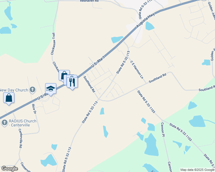 map of restaurants, bars, coffee shops, grocery stores, and more near 1538 Spring Hill Road in Gilbert