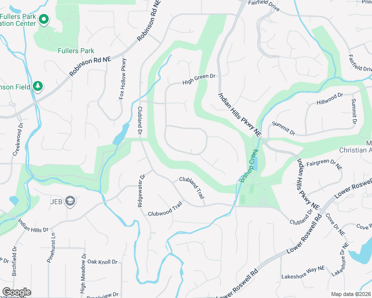 map of restaurants, bars, coffee shops, grocery stores, and more near 3641 High Green Drive in Marietta