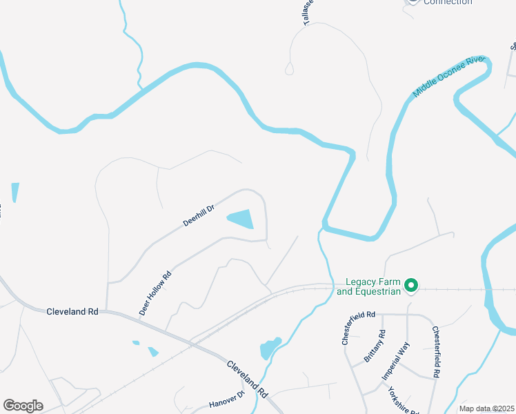 map of restaurants, bars, coffee shops, grocery stores, and more near 219 Deerhill Drive in Bogart