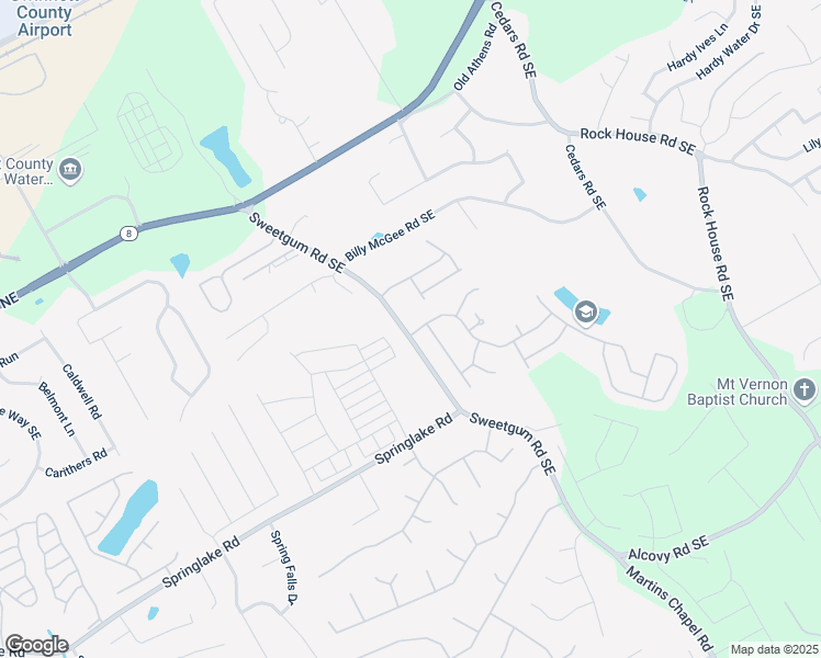 map of restaurants, bars, coffee shops, grocery stores, and more near in Lawrenceville
