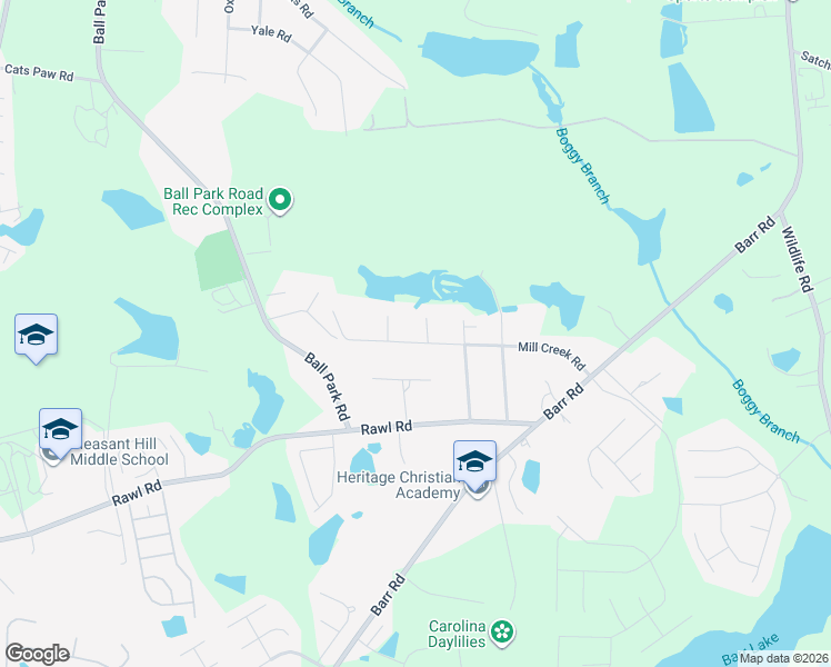 map of restaurants, bars, coffee shops, grocery stores, and more near 206 Mill Creek Road in Lexington