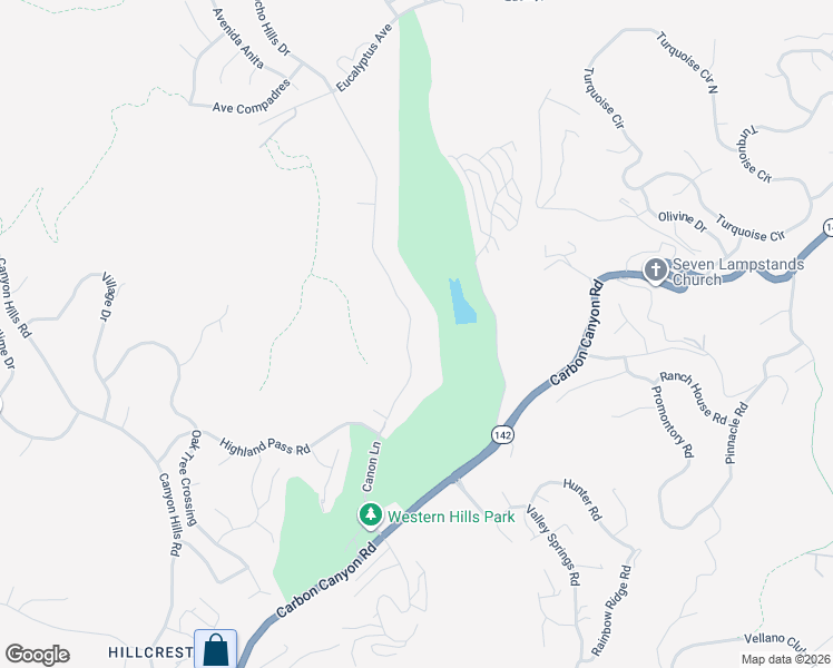 map of restaurants, bars, coffee shops, grocery stores, and more near 15636 Canon Lane in Chino Hills
