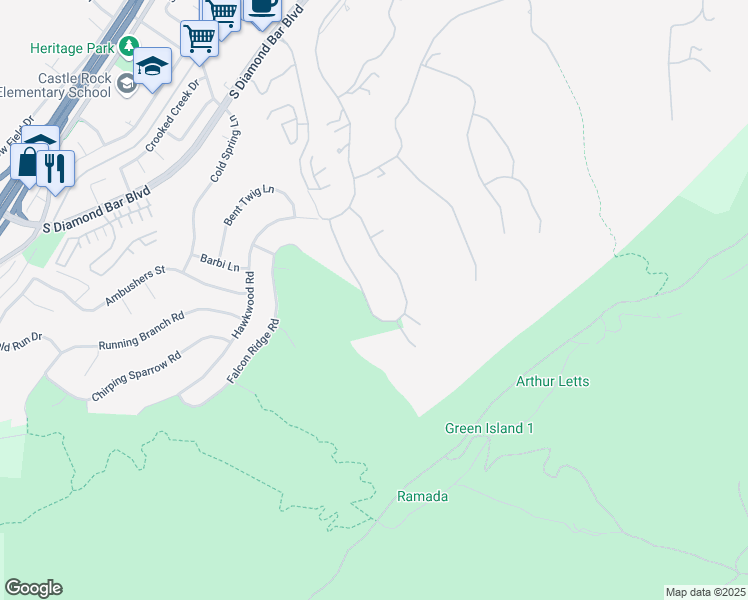 map of restaurants, bars, coffee shops, grocery stores, and more near 2878 Crystal Ridge Road in Diamond Bar