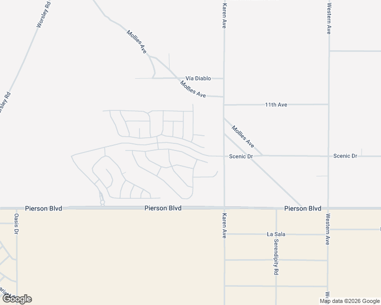 map of restaurants, bars, coffee shops, grocery stores, and more near 62826 North Crescent Street in Desert Hot Springs